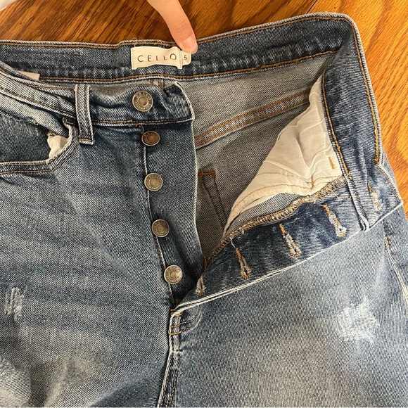 Cello Women’s High Rise Straight Leg Jeans Size 5 - Picture 5 of 10